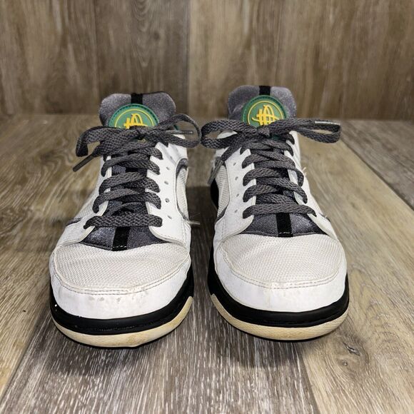 Nike Huarache Run Women's US Size 6 White Green Sneaker Shoes 385433-111 - Picture 3 of 11